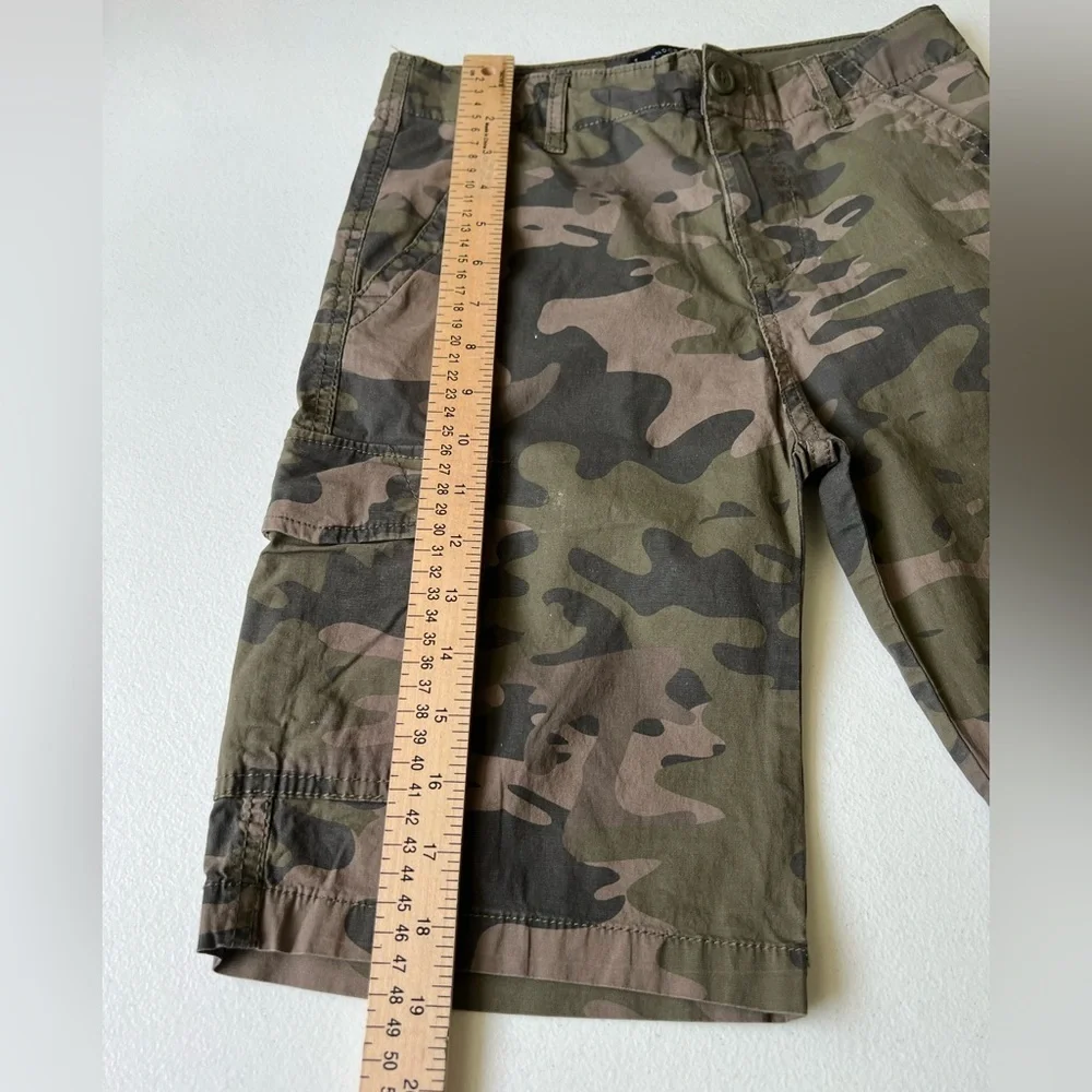 Lucky Brand cargo shorts camu kids 10-12